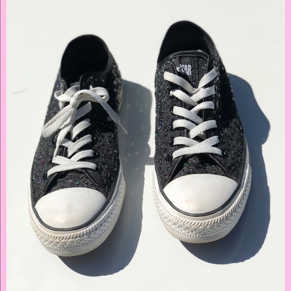 Converse All Star Black Sparkle - Picture 7 of 8